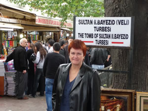 A bit of sightseeing in Istanbul, while on a trip to speak at a Turkish nursing education conference