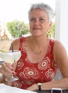 Margaritas in Santa Fe, New Mexico, for my 60th!